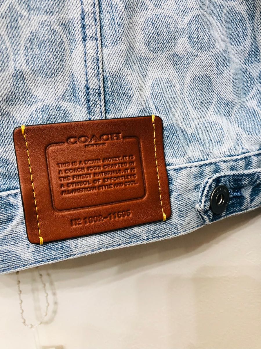 超格安価格 COACHシグネチャーデニムレディースジャケット asakusa.sub.jp