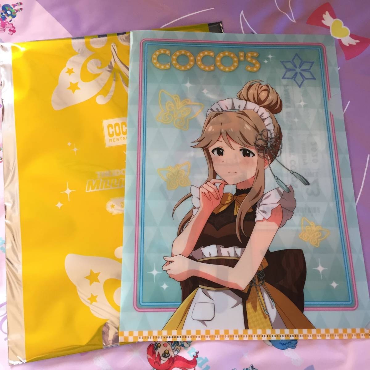 ココス×アイドルマスター ミリオンライブ！キャンペーン クリアファイル 天空橋朋花　アイマス　COCO'S_画像1