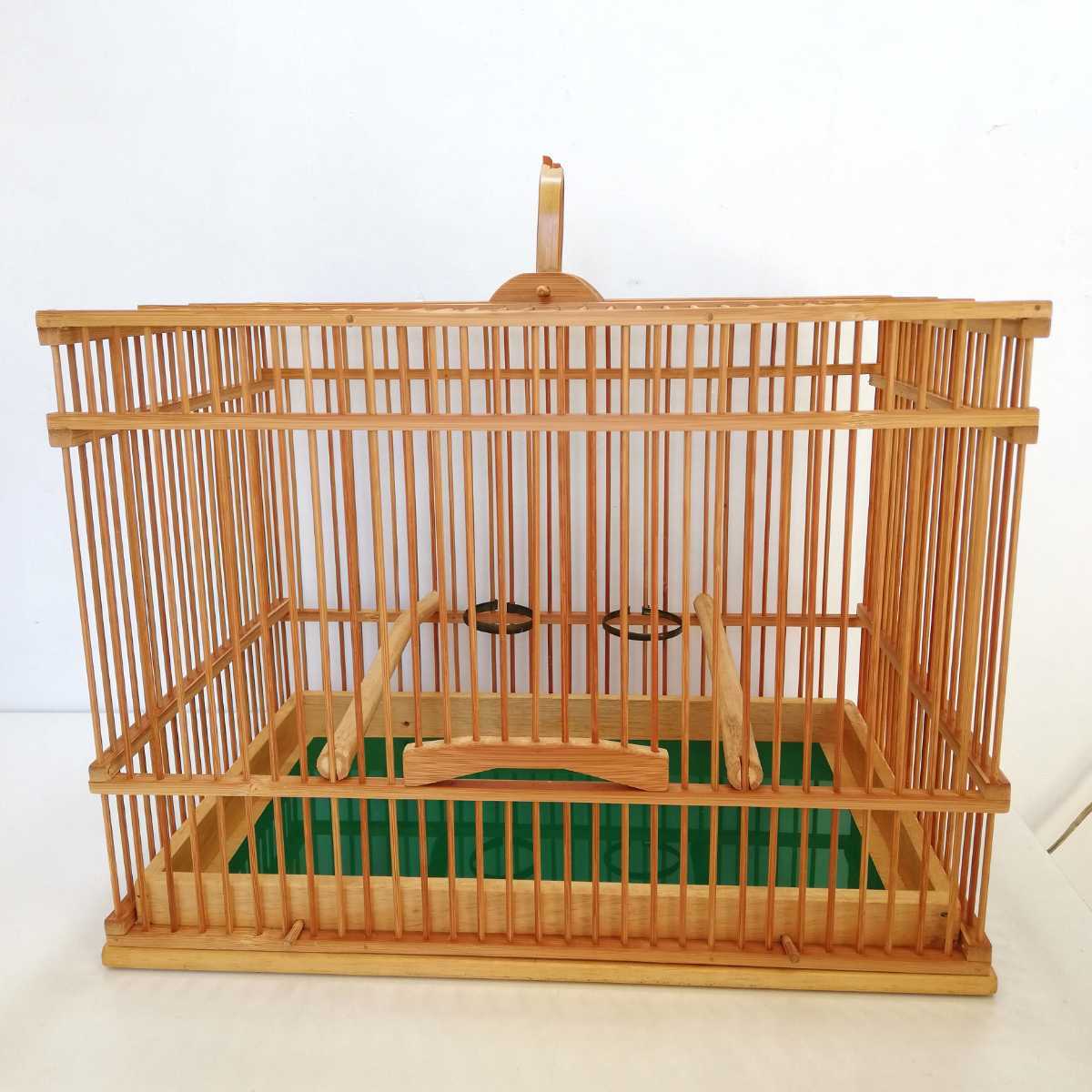 Yahoo!オークション - 竹製 鳥籠 39.5cm×26.6cm×高さ29.4cm