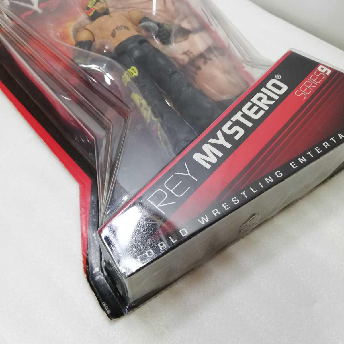  Mattel WWE рестлинг action фигурка Ray * ошибка te rio серии 9 нераспечатанный [MATEL WRESTLING ACTION FIGURE REY MYSTERIO Professional Wrestling ]