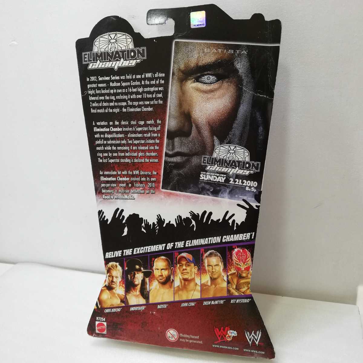  Mattel WWE wrestling action figure e limi ne-shon chamber Chris *je Rico unopened [ELMINATION Chamber Chris Jegrico]