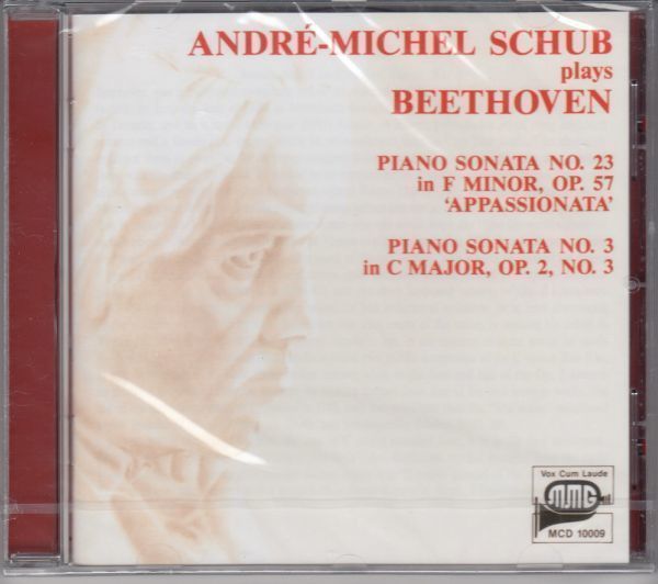 [CD/Mmg]ベートーヴェン:ピアノ・ソナタ第3番ハ長調Op.2-3&ピアノ・ソナタ第23番ヘ短調op.57/A-M.シューブ(p)_画像1