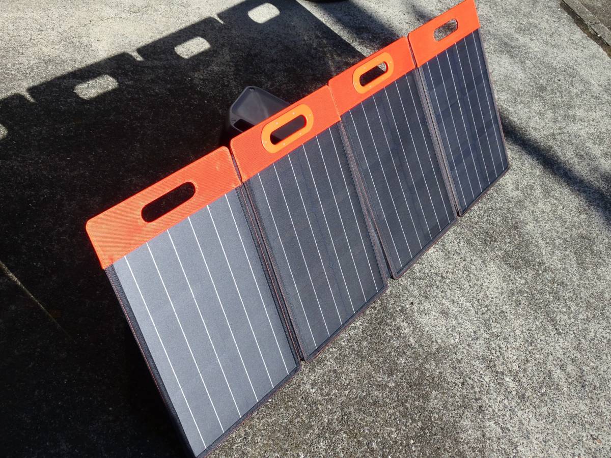 ヤフオク! - GOLABS ソーラーパネル 100W 折りたたみ式ソーラ...