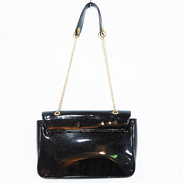 Vivienne Westwood ビッグオーブ チェーンショルダー エナメル バッグ ヴィヴィアンウエストウッド ORB ゴールド ラメ トート ハンド