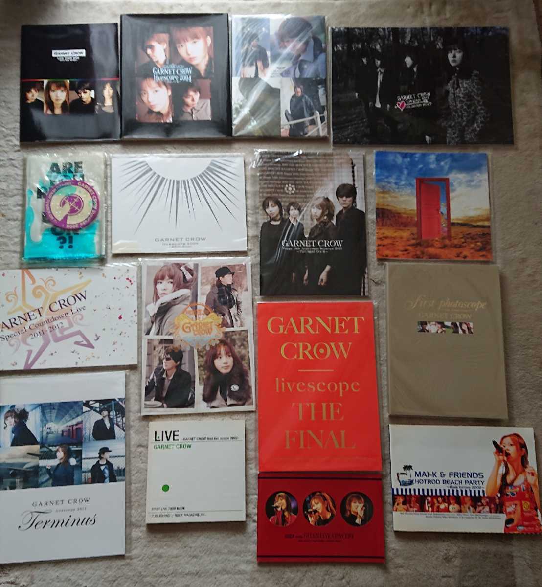 GARNET CROW ライブパンフレット・写真集14冊/グッズ っている