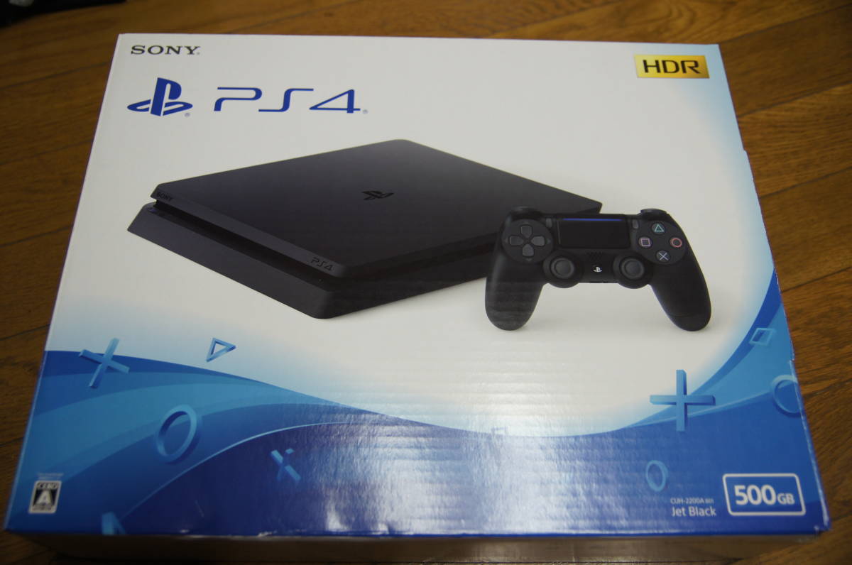 PS4 本体中古 PlayStation 4 ジェット・ブラック 500GB(CUH-2200AB01