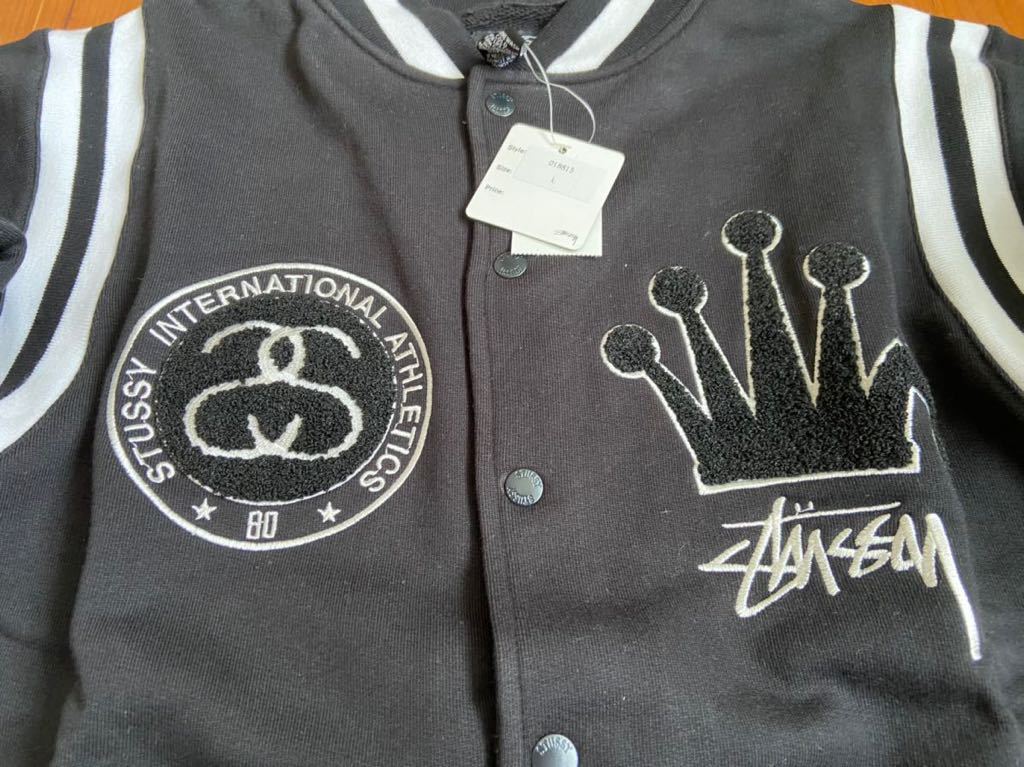 即納】 未使用 ステューシー stussy スタジアムジャンパー スウェット