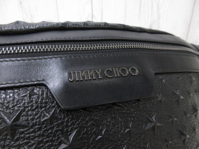本物新品保証】 JIMMY CHOO 極美品 ウエストバッグ 極美品 スター