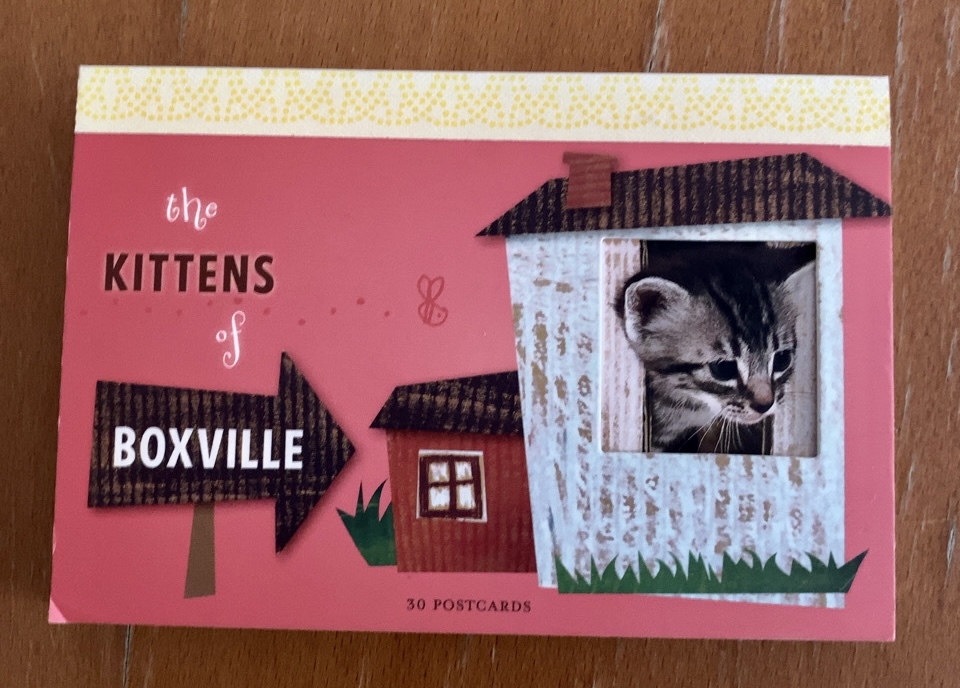送料無料 洋書 かわいいキャットハウスと子猫たちのポストカード30種 the KITTENS of BOXVILLE POATCARDS_画像1