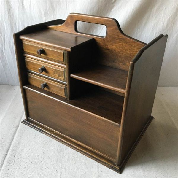  keep hand attaching wooden both sides drawer shelves height 35× width 36.8× inside 28cm height .. total natural wood small chest of drawers small .. small drawing out both sides shelves case storage [ animation equipped ]