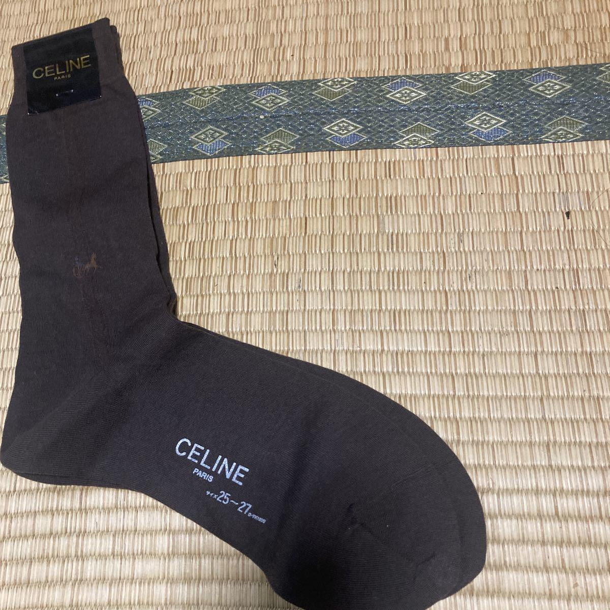 最安値 CELINE セリーヌ 紳士 ビジネス ソックス discoverykz.kz