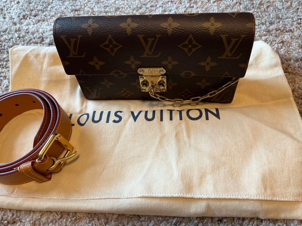 ルイヴィトン LOUIS VUITTON ボディバッグ ウエストポーチ レディース M44667 SロックベルトポーチPM 85CM モノグラム_画像8