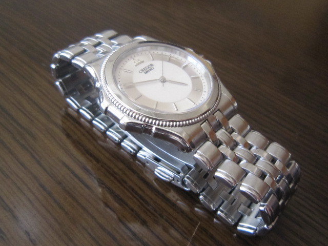 セイコー SEIKO クレドール CREDOR メンズ 腕時計 18KT ＋ SS　動作品