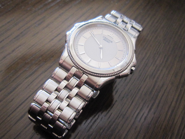 セール! セイコー CREDOR クレドール QZ 18KT SS/18KT【9570-5150