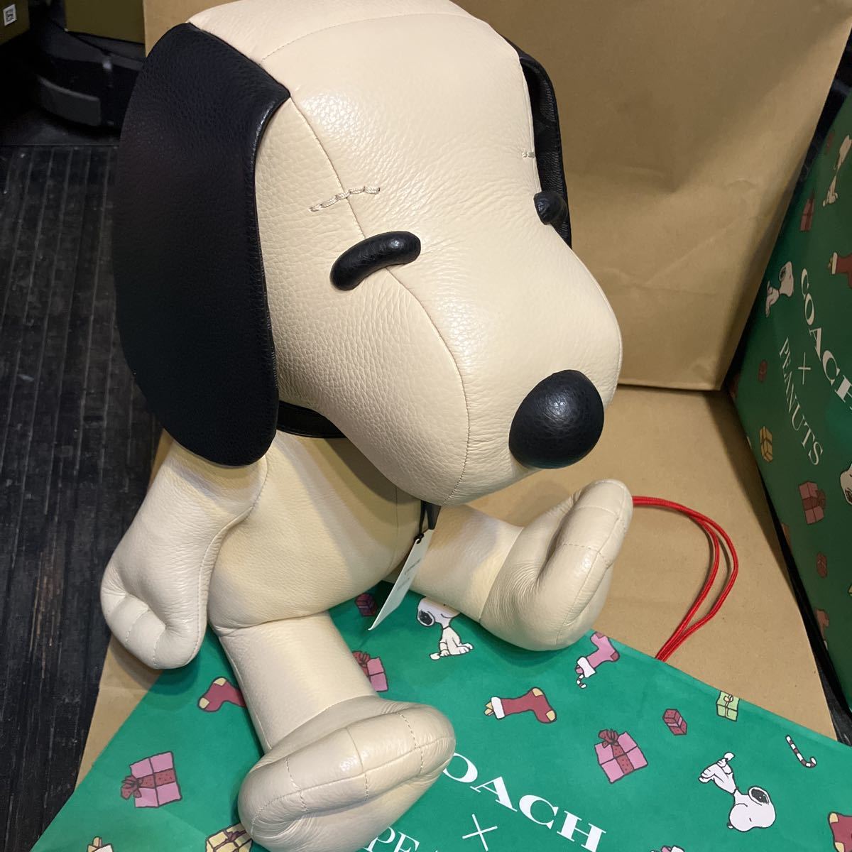 クリアランスバーゲン!期間限定開催! X 限定 新品 Coach Peanuts