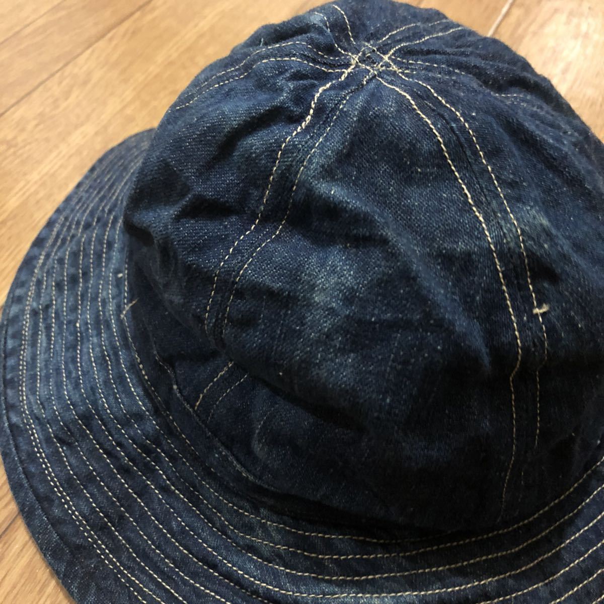 30s 40s M-37 Denim шляпа Vintage 
