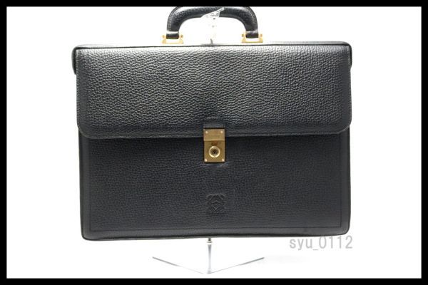 最安価格 希少美中古□LOEWE ロエベ□1110ns28041 ブリーフケース