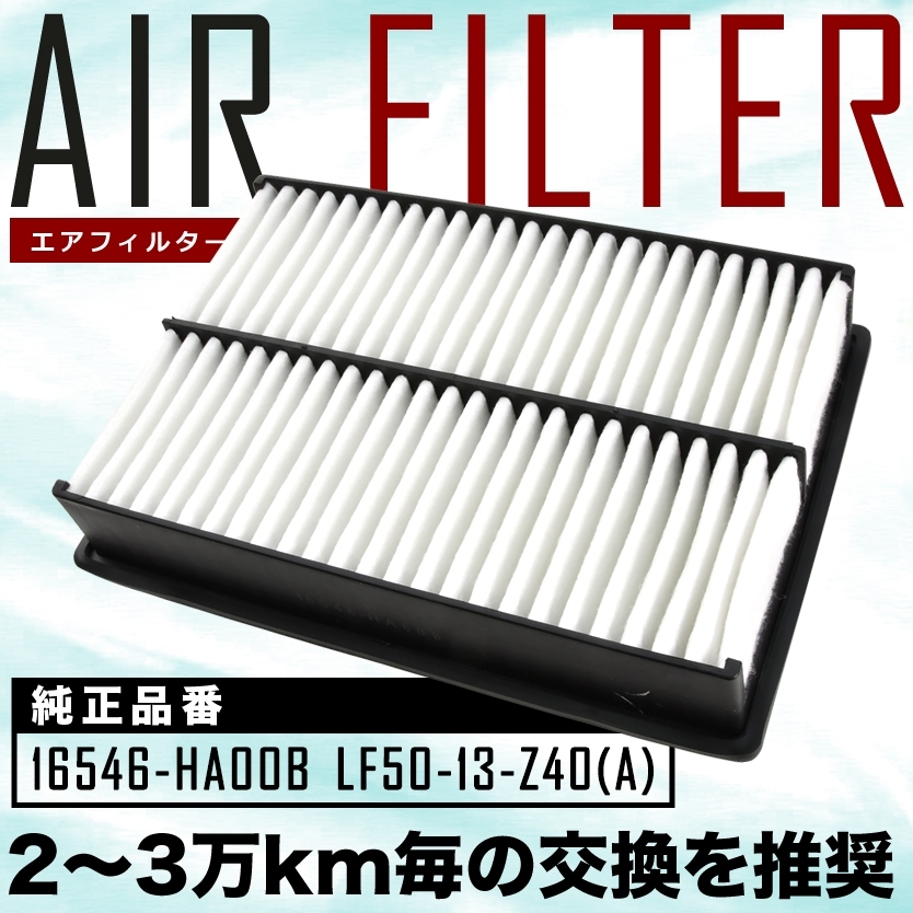 CC3FW ビアンテ エアフィルター エアクリーナー H20.07-H25.05 H22.12以降は車体番号200078以降適合 AIRF69_画像1