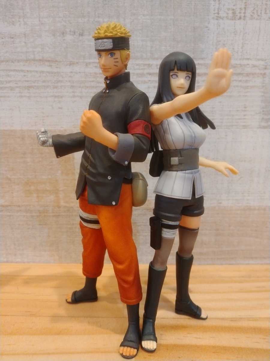 NARUTO-ナルト-疾風伝 DXFフィギュア〜Shinobi Relations〜SP ナルトヒナタ 2体セット　シノビリレーションズ　台座無し_画像1