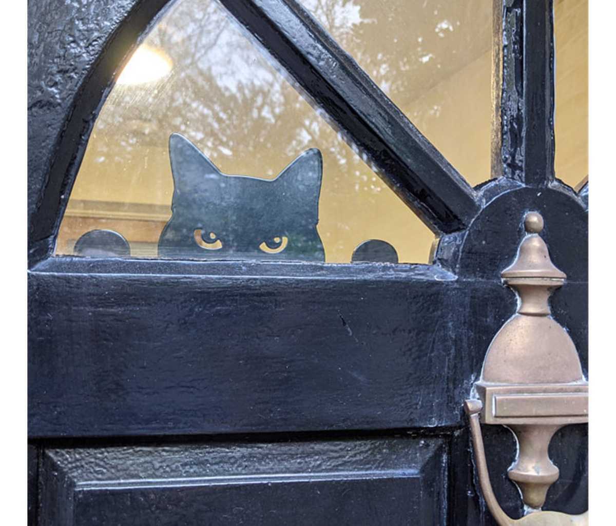  чёрный кошка сад орнамент jiji птица .. предотвращение преступления Halloween 