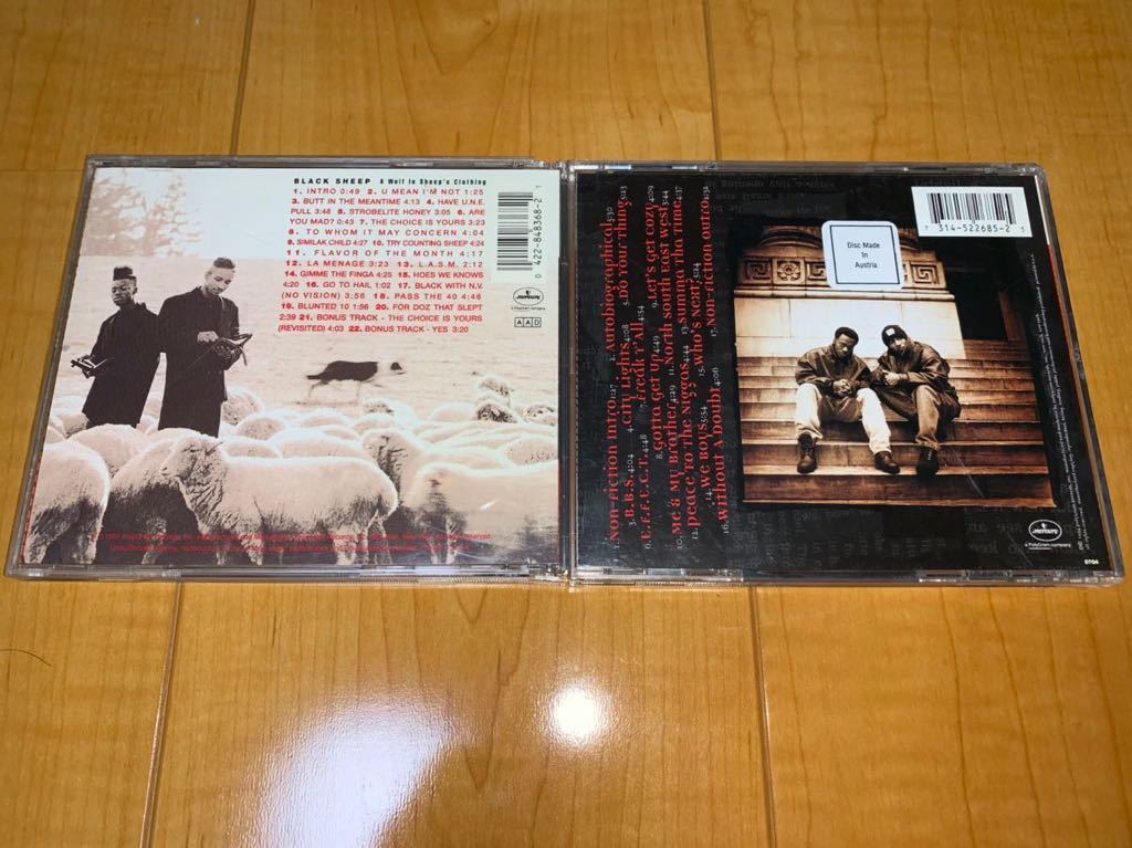 【即決送料込み】BLACK SHEEP アルバム2枚セット / ブラック・シープ / A Wolf In Sheep's Clothing /  Non-Fiction 輸入盤CD