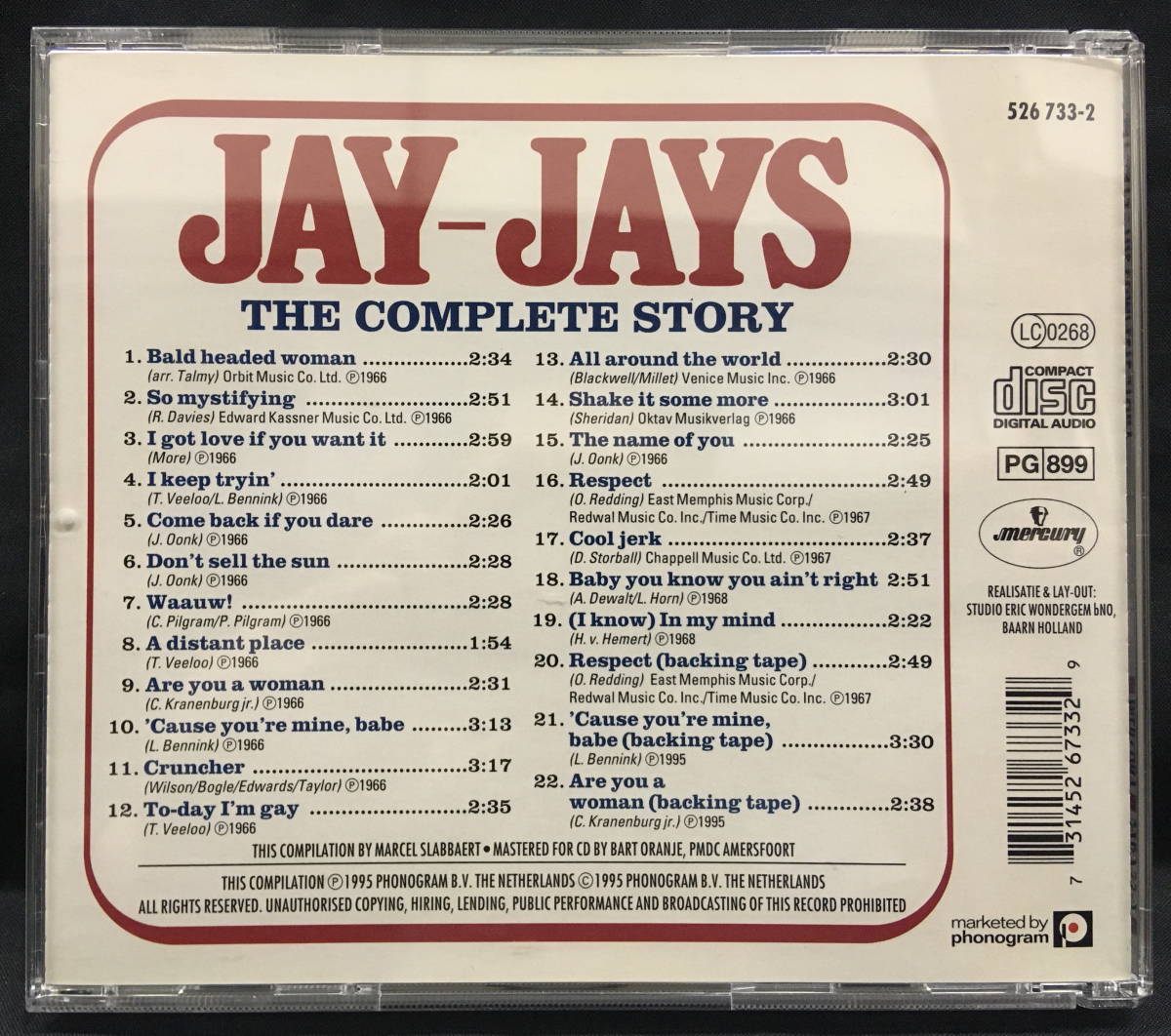 CD【THE COMPLETE STORY】JAY-JAYS（ジェイジェイズ 60'S ダッチガレージビートサイケ）_画像4