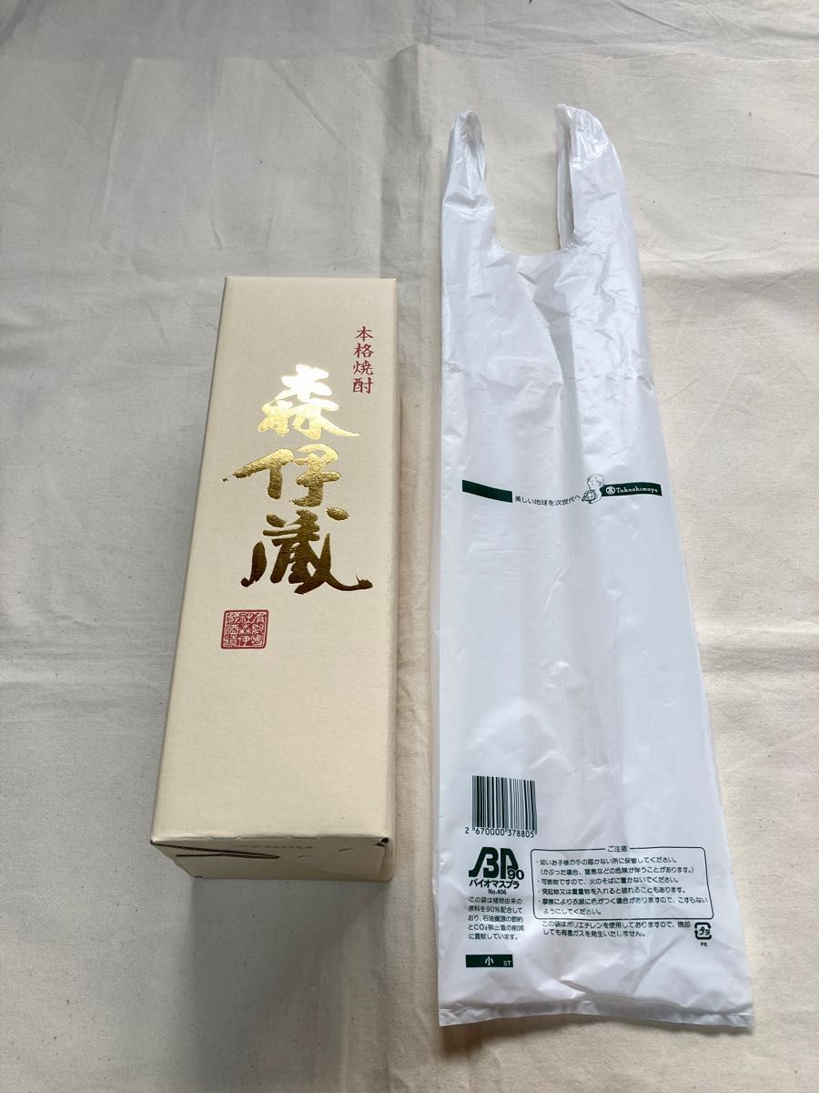 森伊蔵  タカシマヤ 金ラベル 新品未開封箱入り芋焼酎度 森伊蔵