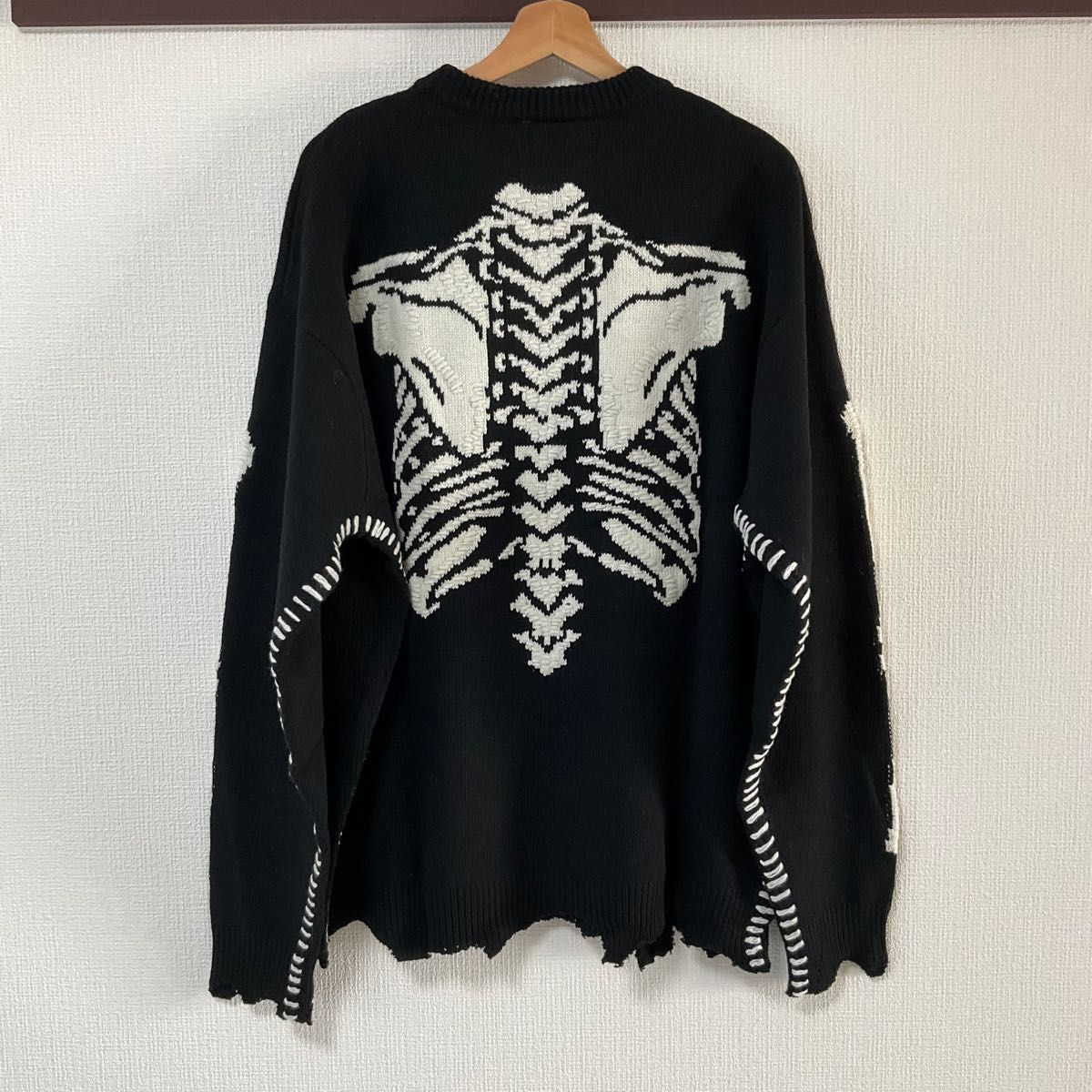 セントマイケル 22AW BONE KNIT SAINT MICHAEL ニットセーター セントマイケル 22AW BONE KNIT SAINT MICHAEL ニットセーター