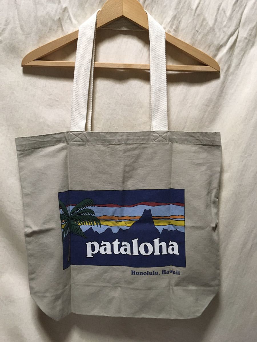 極美品 patagonia pataloha ホノルル キャンバストートバッグ オールドパタゴニア アメリカ製 希少品 surf ハワイ エコバッグ