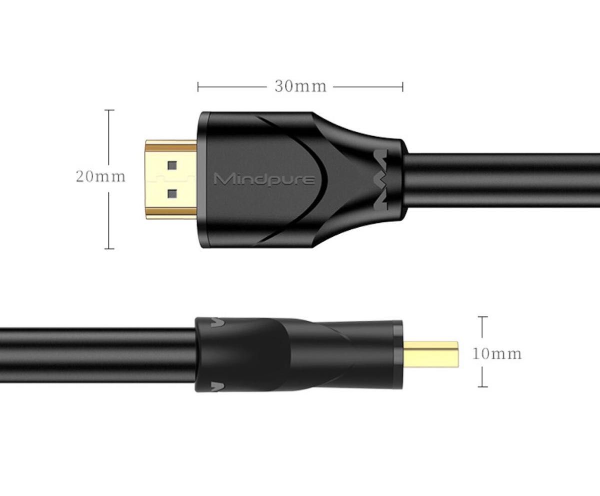 高品質HDMI ケーブル 5m VER2.0 HDR 金メッキ 4K対応