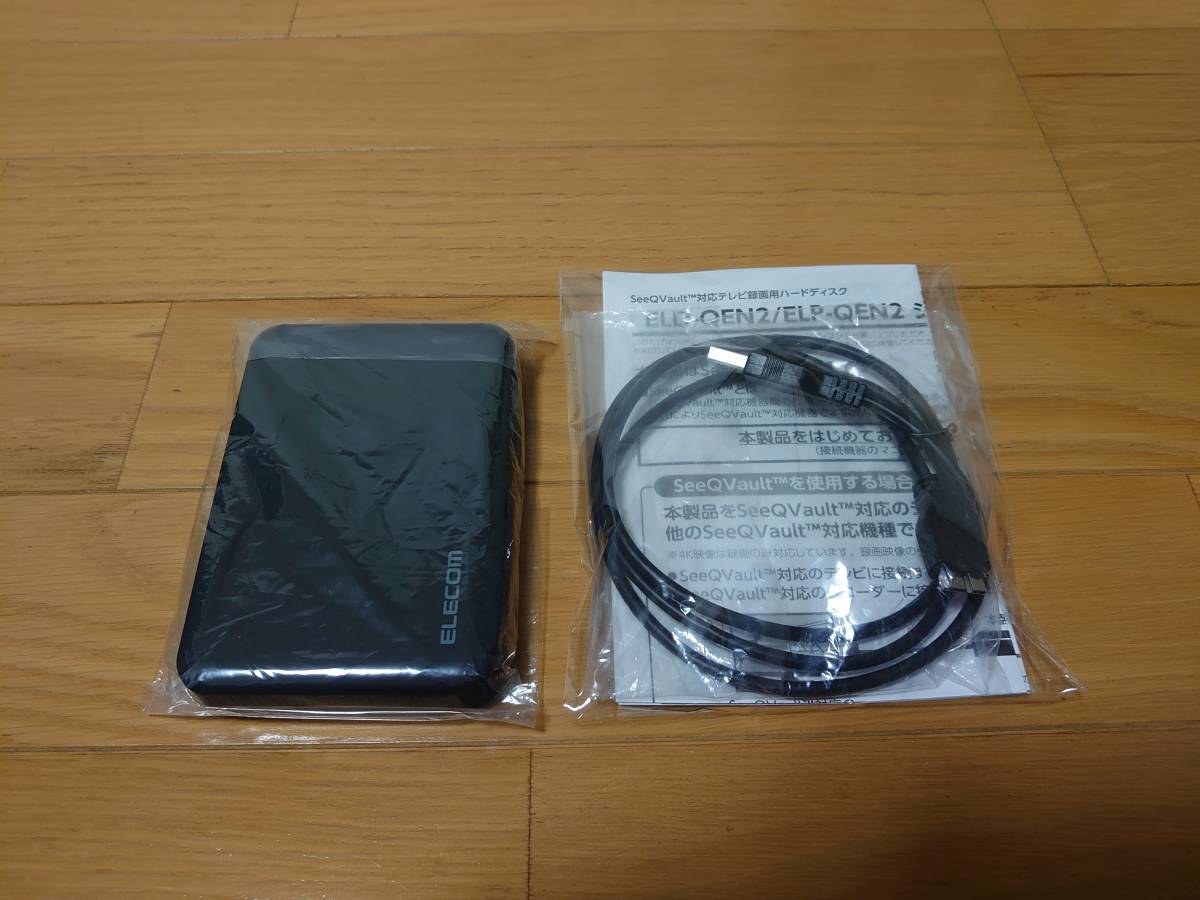 エレコム 外付けHDD ELD-QEN2040UBK