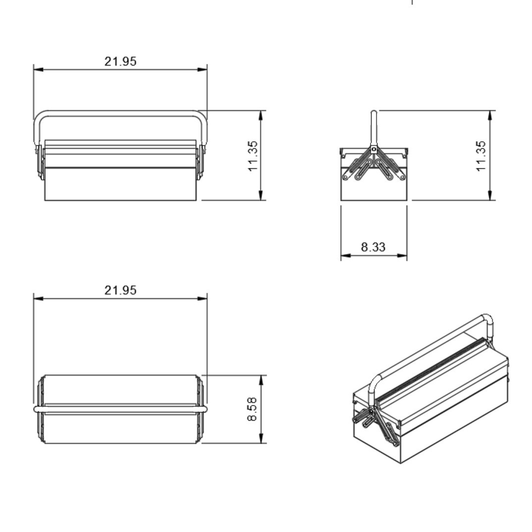 1/24 scale possible . type tool box ( car model geo llama for material )