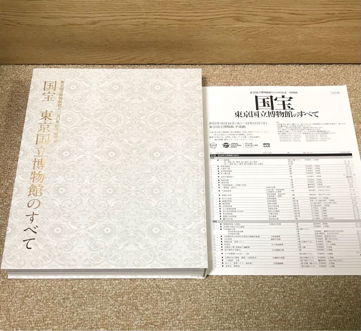 図録 東京国立博物館創立150年記念 特別展 国宝 東京国立博物館
