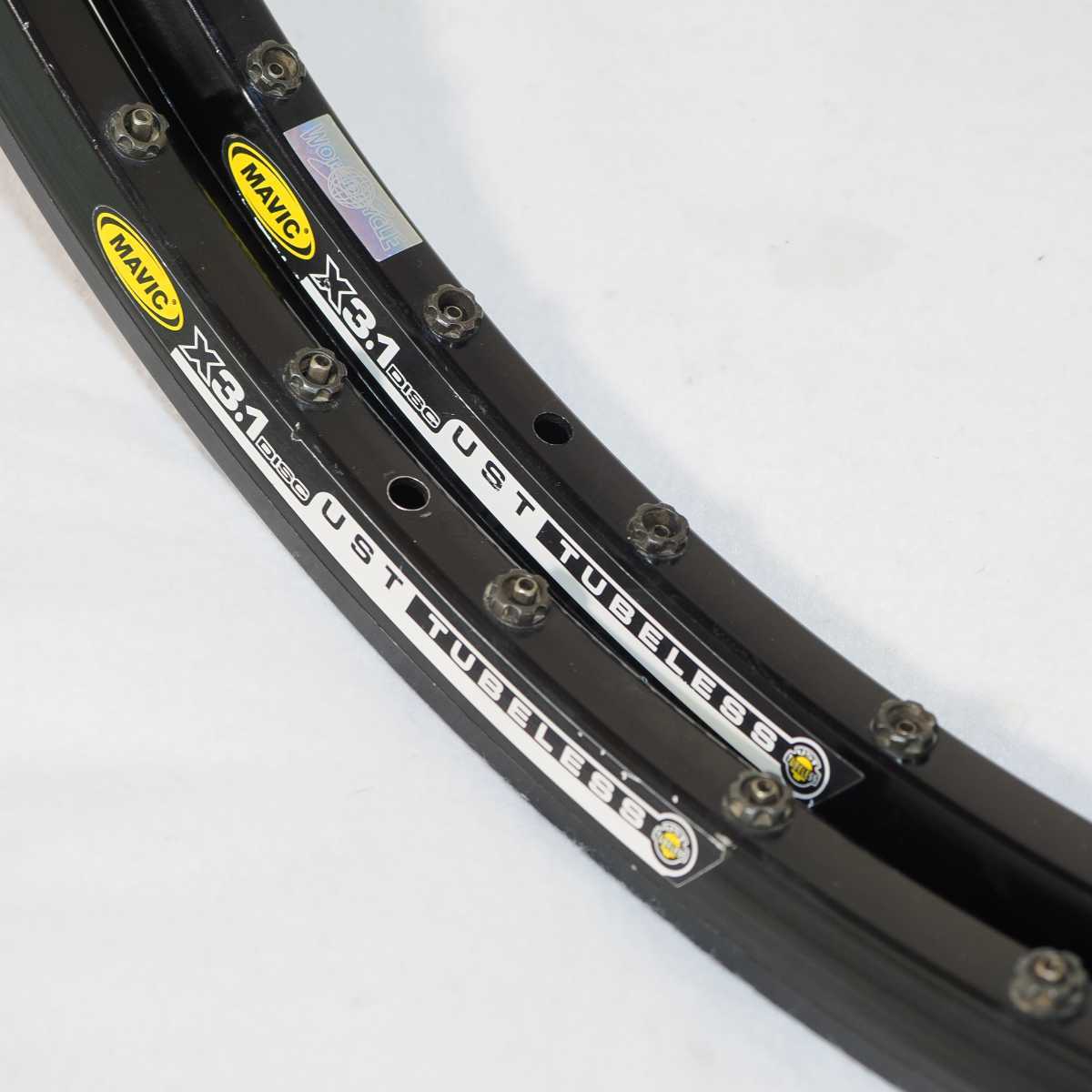 MAVIC x3.1 DISC 2本 26インチ チューブレス Yahoo!オークション - MAVIC X3.1 DISC リム 2本