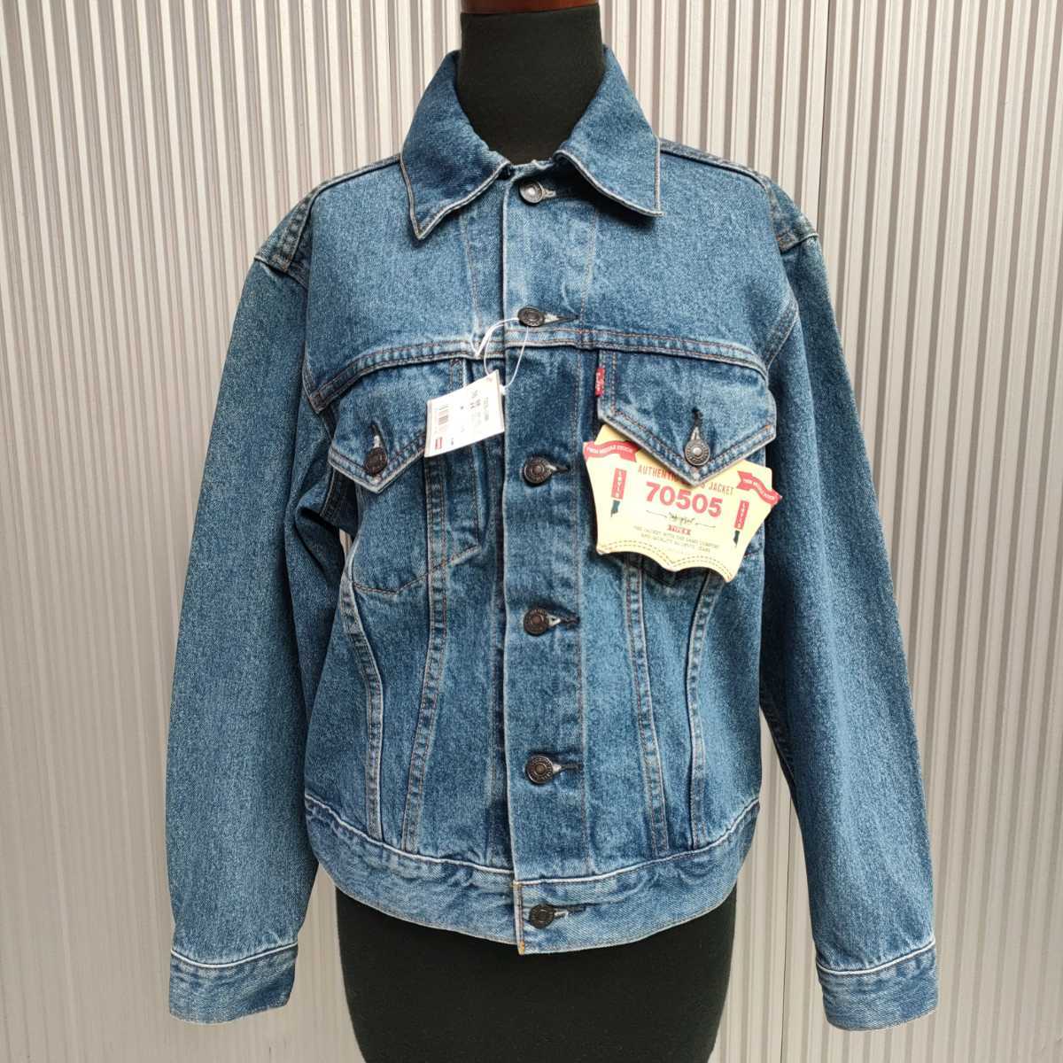 90s/香港製】新品/リーバイスLevis/デッドストック/70505/サード/3rd/G 