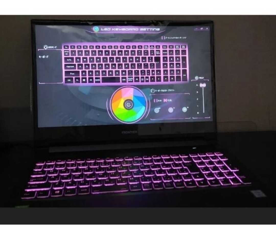 Frontier NXシリーズゲーミングノート メモリ16GB SSD525GB cipelici