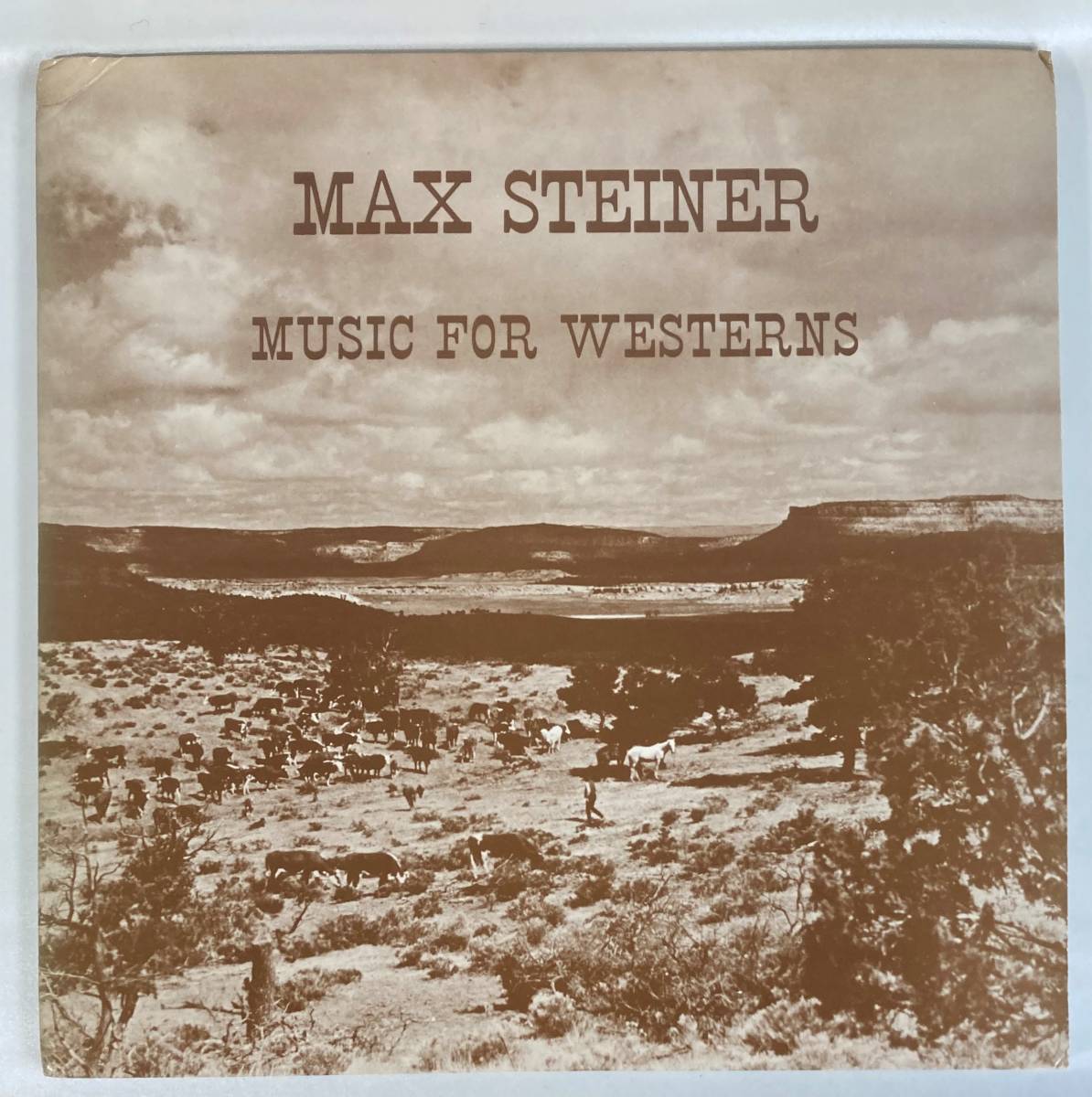  Max * baby's bib na-(Max Steiner) / Music for westerns rice record LP 2 sheets set see opening Tony Thomas TT-MS-9/10