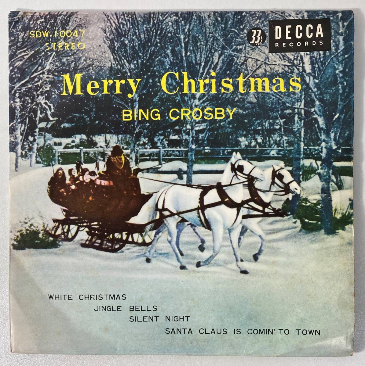 ビング・クロスビー (Bing Crosby) / Merry Christmas 国内盤EP TE SDW-i0047_画像1