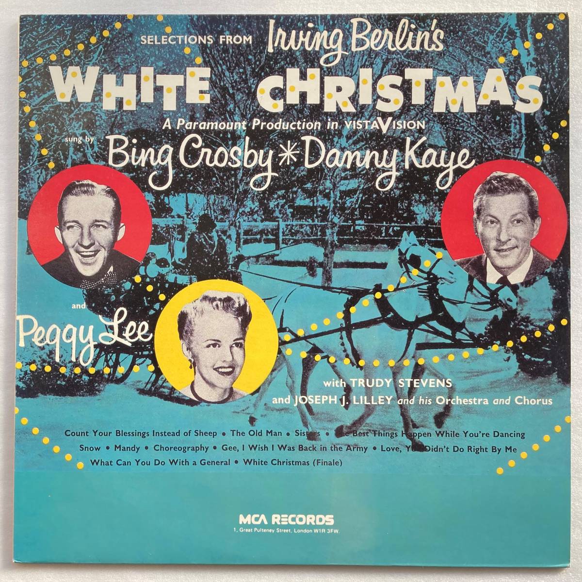 ホワイト・クリスマス (1954) アーヴィング・バーリン 英盤LP MCA MCL 1777_画像1