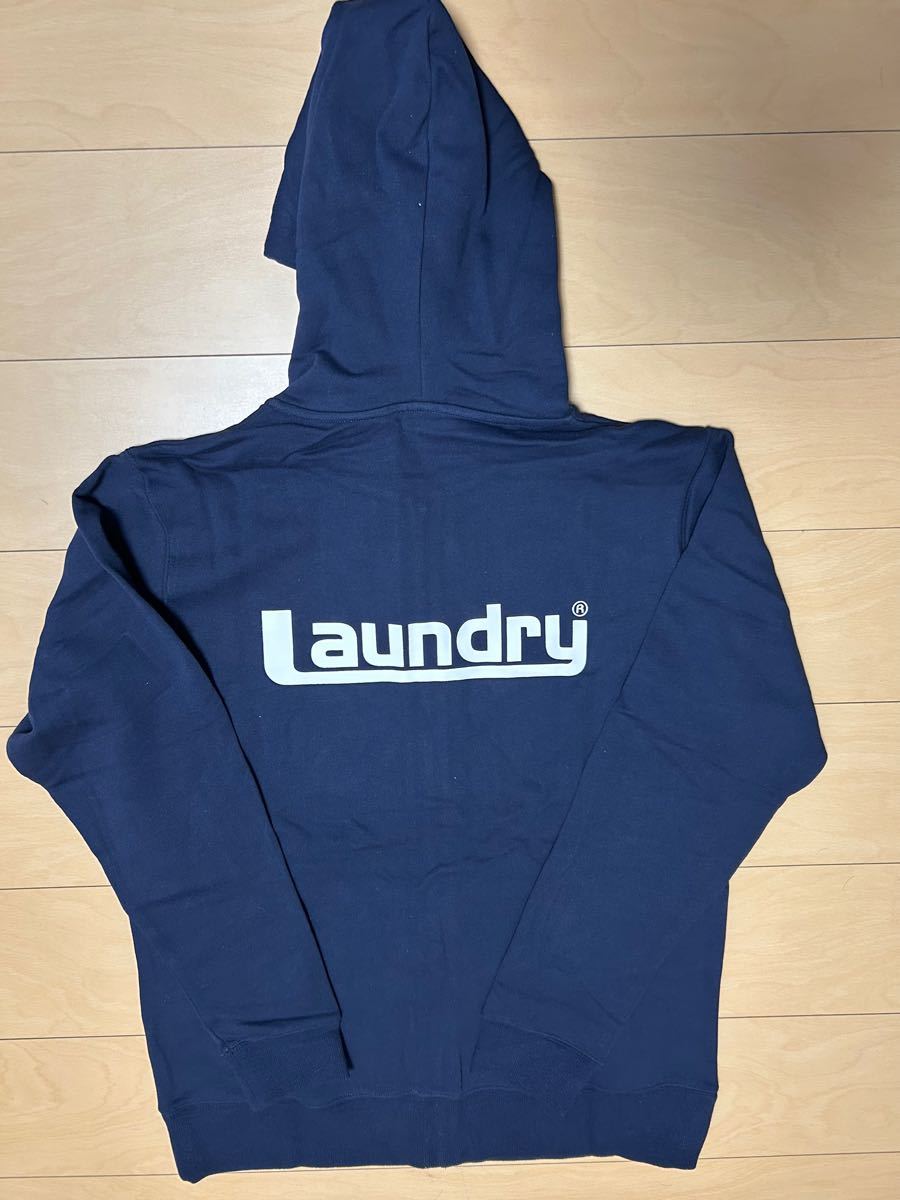 ランドリー  laundry  パーカー　ネイビー