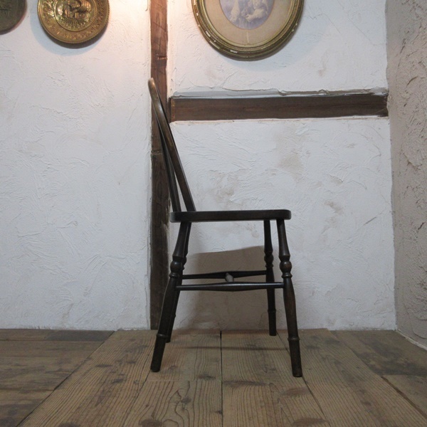 イギリス アンティーク 家具 キッチンチェア スティックバック 椅子 ...