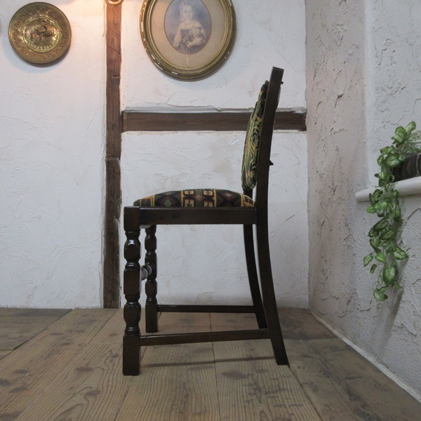 イギリス アンティーク 家具 ダイニングチェア 椅子 イス ラダーバック 店舗什器 カフェ 木製 オーク 英国 DININGCHAIR 4917d_画像10