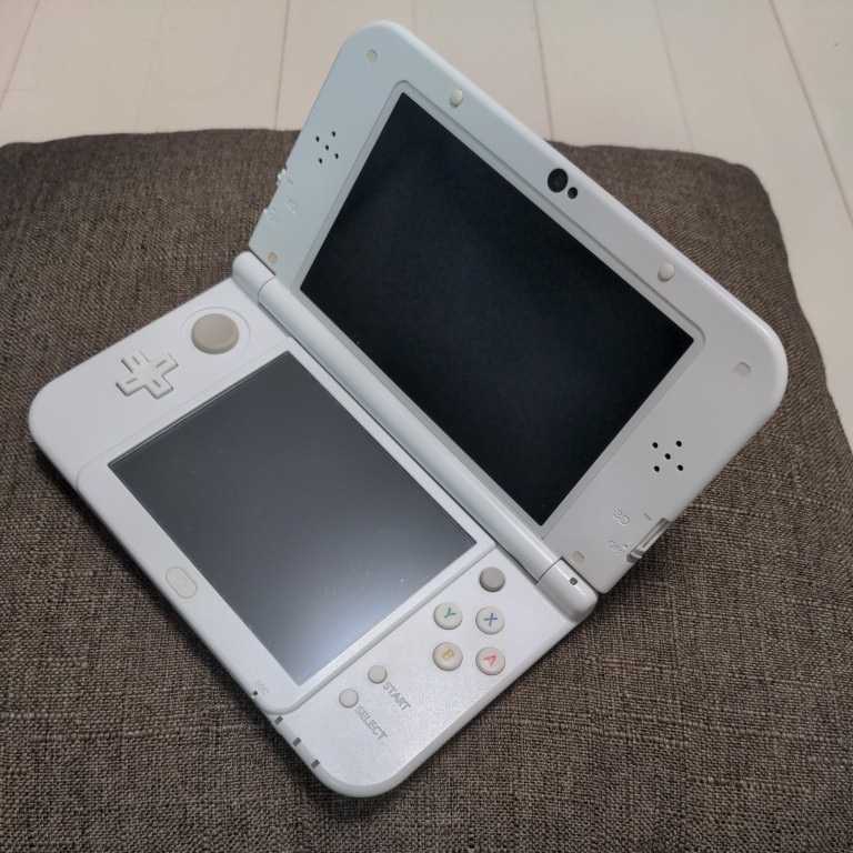 美品】Newニンテンドー3DS LL パールホワイト ACアダプタセット