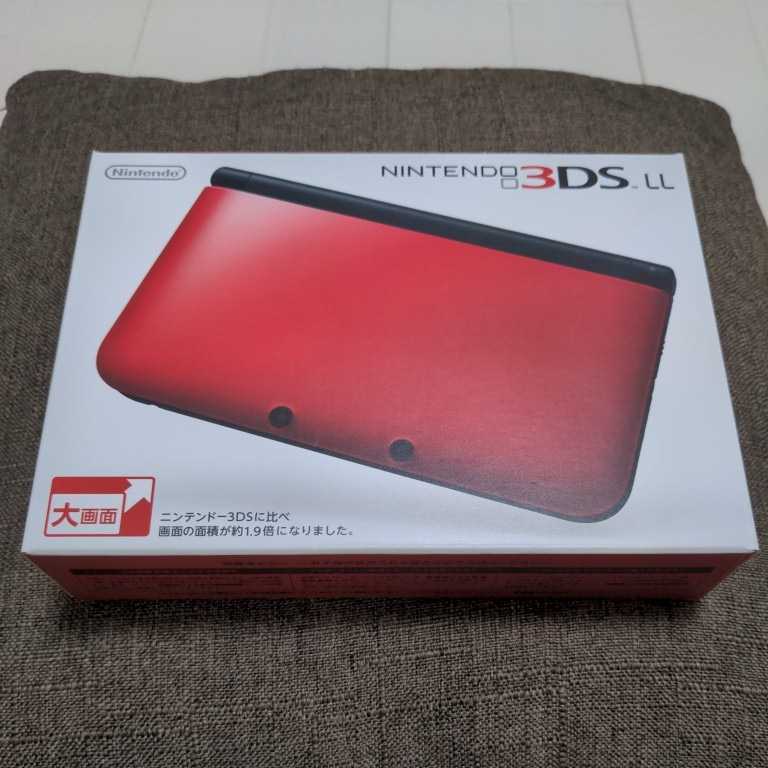 未使用品】ニンテンドー3DS LL レッド×ブラック テレビゲーム