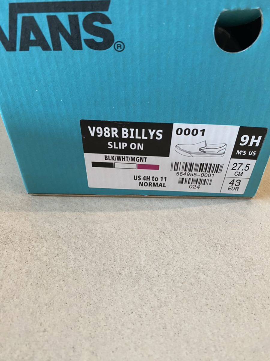 3周年限定 VANS × Billy's SLIP ON 27.5cm スリッポン スニーカー _画像4