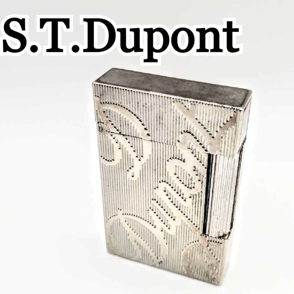 ☆希少☆S.T.Dupont デュポン ガス ライター Dupont ロゴ 文字