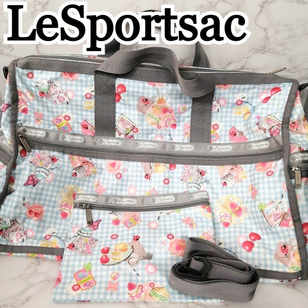 早割クーポン！ ☆美品☆ LeSportsac レスポートサック ボストンバッグ