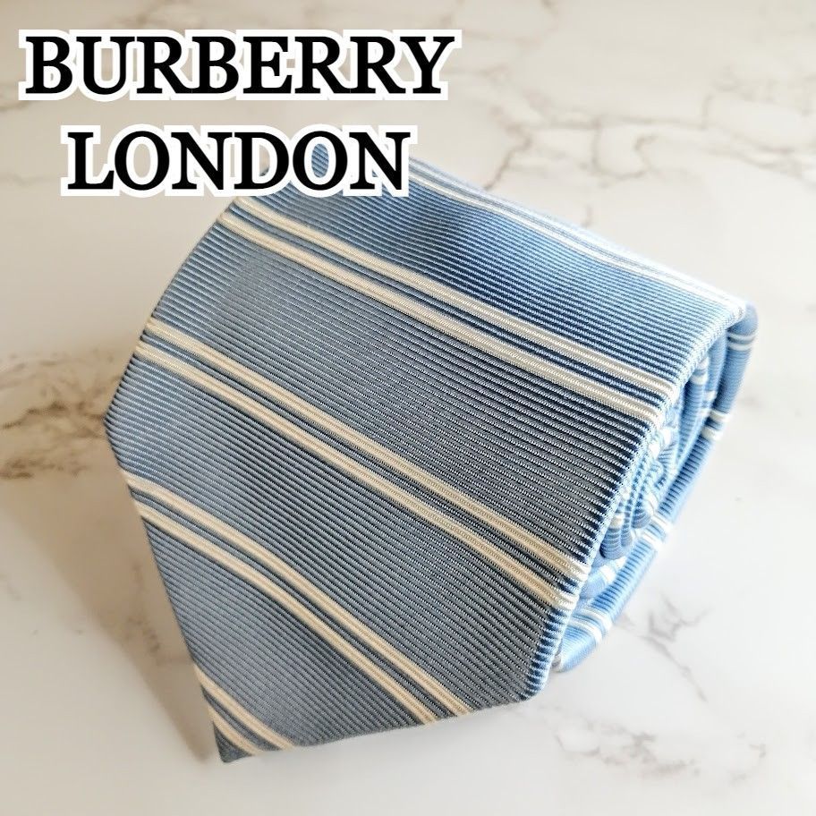 限定価格セール！ フォーマル London BURBERRY レア 希少柄 水色