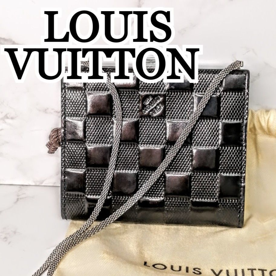 ☆美品☆ ルイヴィトン LOUIS VUITTON LV アンジュ PM ダミエ ヴェルニ