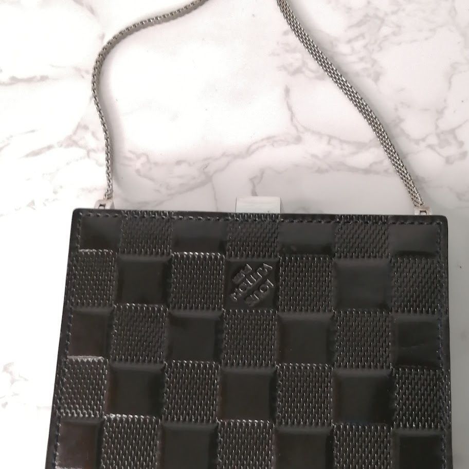 ☆美品☆ ルイヴィトン LOUIS VUITTON LV アンジュ PM ダミエ ヴェルニ